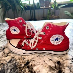 Converse All Star Red Canvas High-Tops